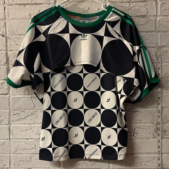 Adidas Rich Mnisi 2fer Tank Shrug Combo Love Unites Plus Size 2X - Picture 1 of 11